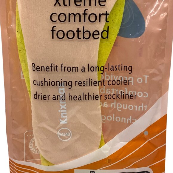 Knixmax Xtreme Comfort Footbed Memory Foam Insoles Shoes EU 40 NEW Women 9 - Picture 2 of 6